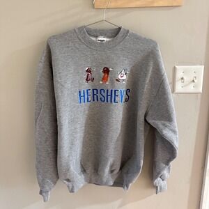 vintage hersheys embroidered‎ crewneck